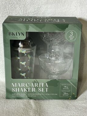 Green Margarita Shaker Set - 3 Piece